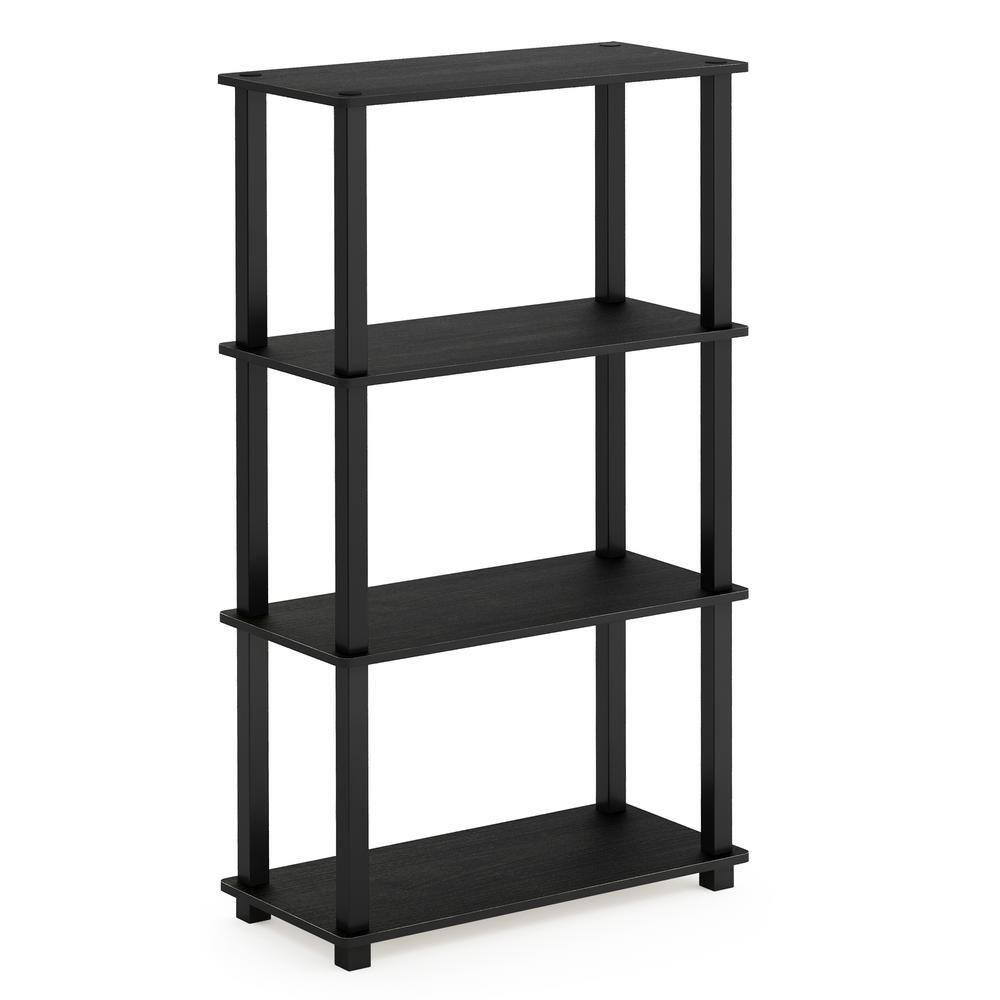 Americano Black 4-Tier Multipurpose Wooden Shelf Display
