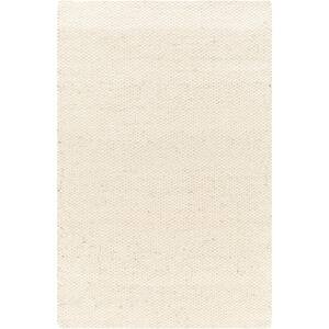 Jessamy Cream Solid 9 ft. x 12 ft. Indoor Area Rug