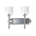 Centennial 18 in. Wide 2-Light Polished Nickel Vanity Light