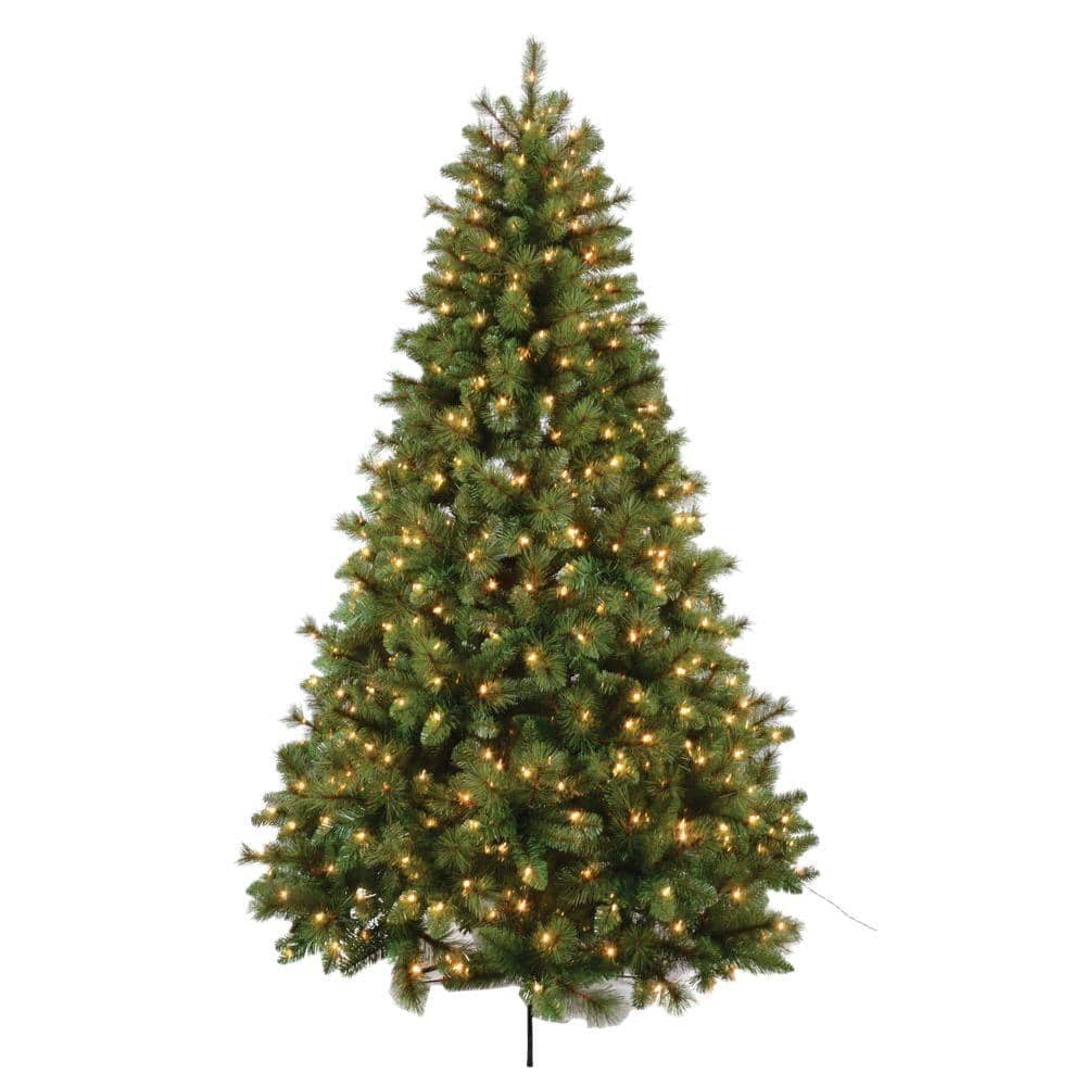 Santa's Workshop 7.5 ft. Bavarian Mixed Pine Artificial Christmas Tree ...