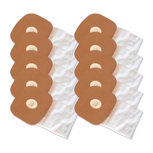 10-Pack Replacement 6 qt. Backpack Vacuum Bags for Electric Backpack Vacuum TVAC6PLUS