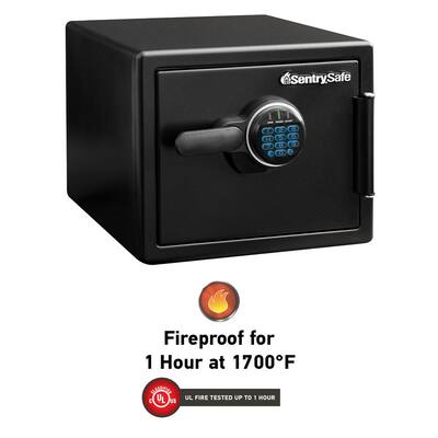 0.8 cu. ft. Fireproof & Waterproof Safe with Digital Combination Lock