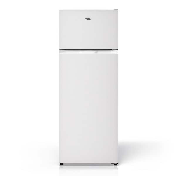 TCL 7.3 cu. ft. 2-Door Refrigerator in White with Top Freezer