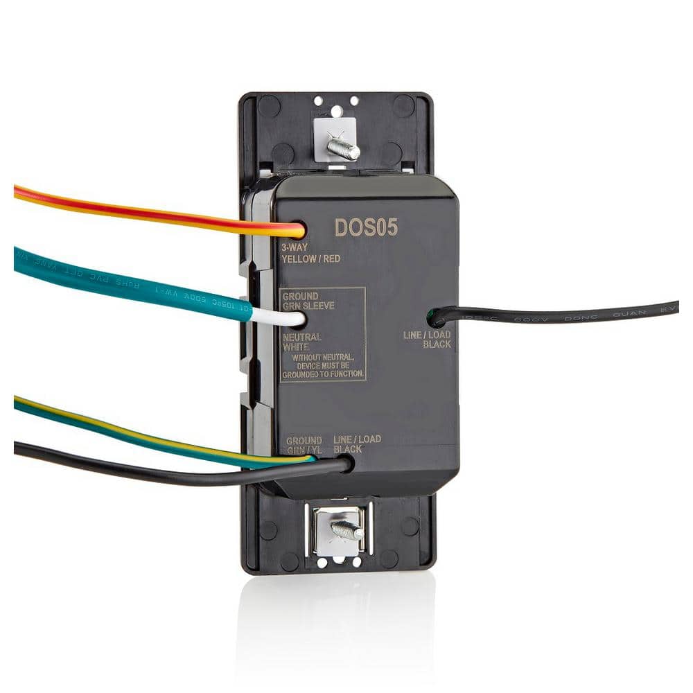 White In-Wall Motion Sensor Light Switch