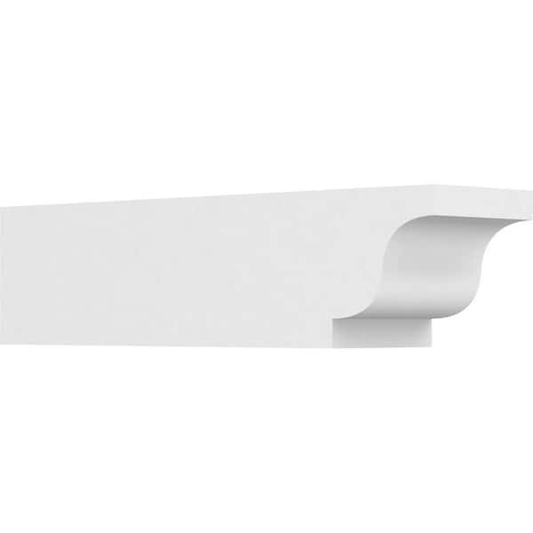 Ekena Millwork 6 in. x 6 in. x 24 in. Standard Newport Architectural Grade PVC Rafter Tail Brace