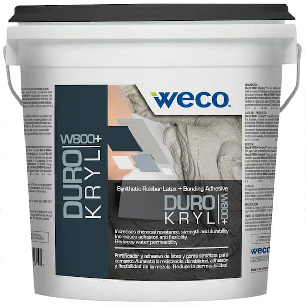 WECO W-800 1 gal. Durokryl Synthetic Rubber Latex + Bonding Adhesive