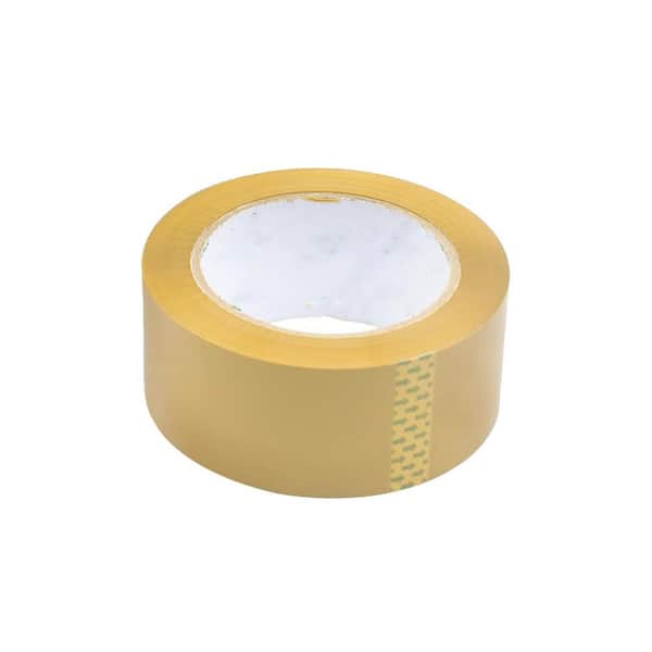 N/A Heavy Duty Brown Packing Tape with Dispenser for Shipping and Packaging, 6 Rolls 2.4 mil 1.88 in. x 60 yds.