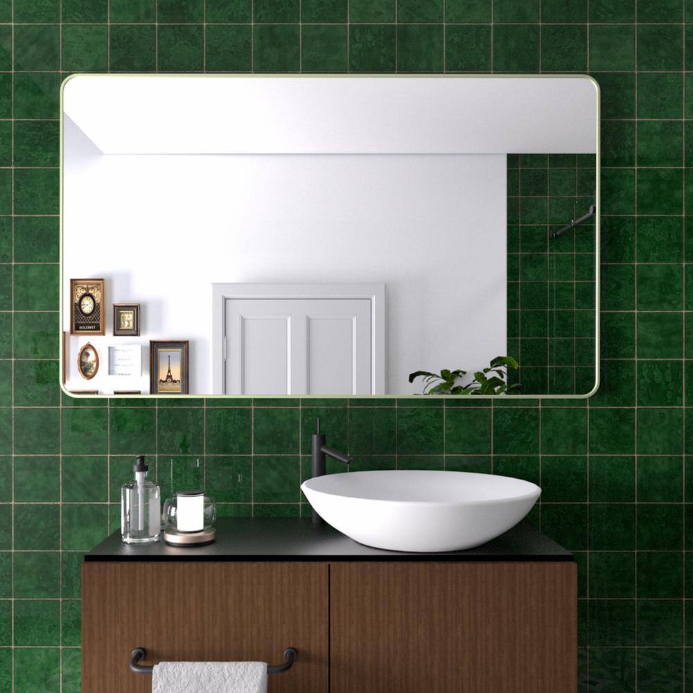 Hermitage Bath Cosy 60 in. W x 36 in. H Rectangular Framed Wall ...