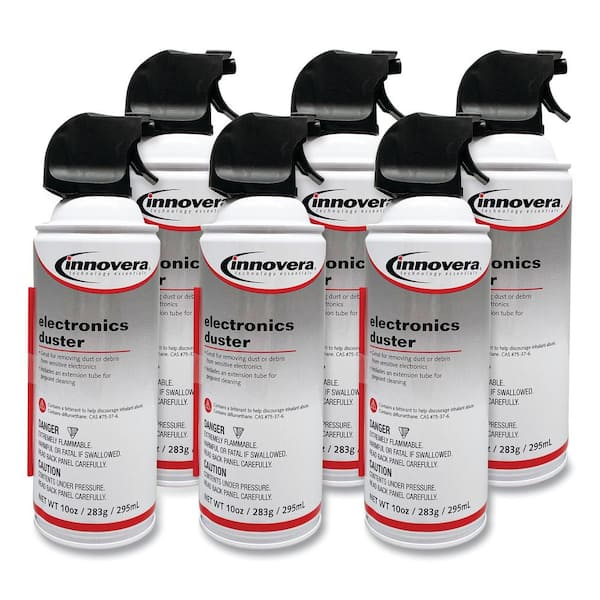 INNOVERA 10 oz. Compressed Air Duster Cleaner (6-Pack) IVR10016 - The Home  Depot