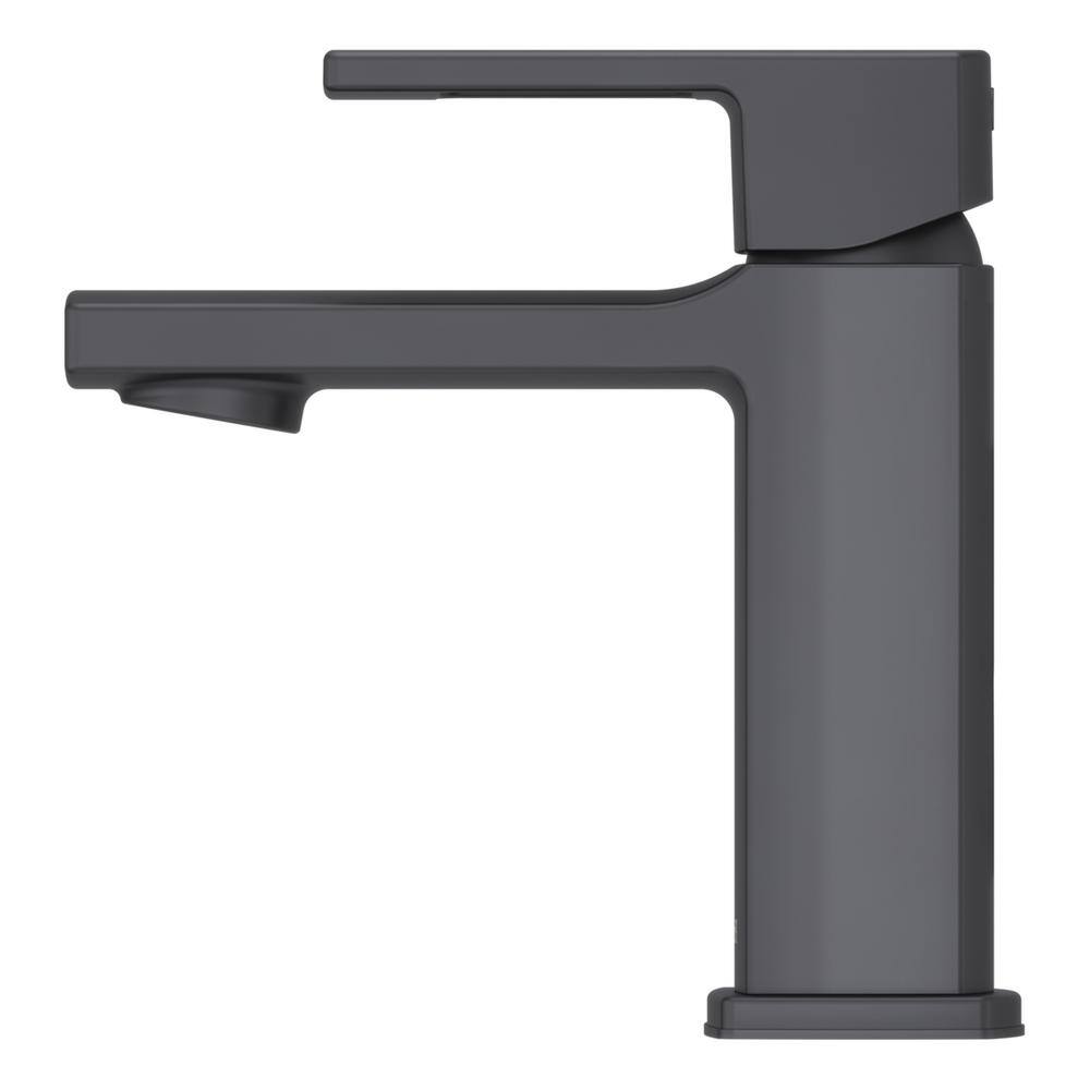 Deckard Matte Black Single Handle Bathroom Faucet
