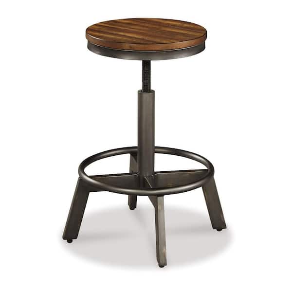Mugimaru　js Furniture＿REGENT STOOL Degiorgio Brown Counter Stool | Rooms to Go