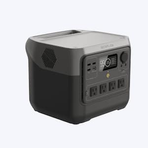 800W Output/1600W Peak Push-Button Start Battery Generator RIVER 2 Pro, LFP Battery, Fast Charging for Outdoor, Camping
