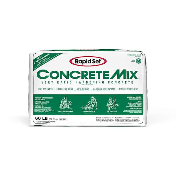 60 lbs. High-Performance, Rapid-Hardening Concrete Mix