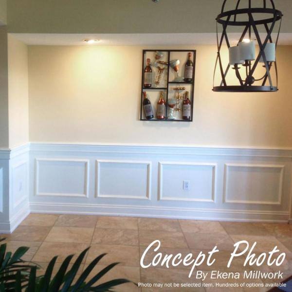 Architectural Primed Polyurethane 4.5"H Baseboard Moulding