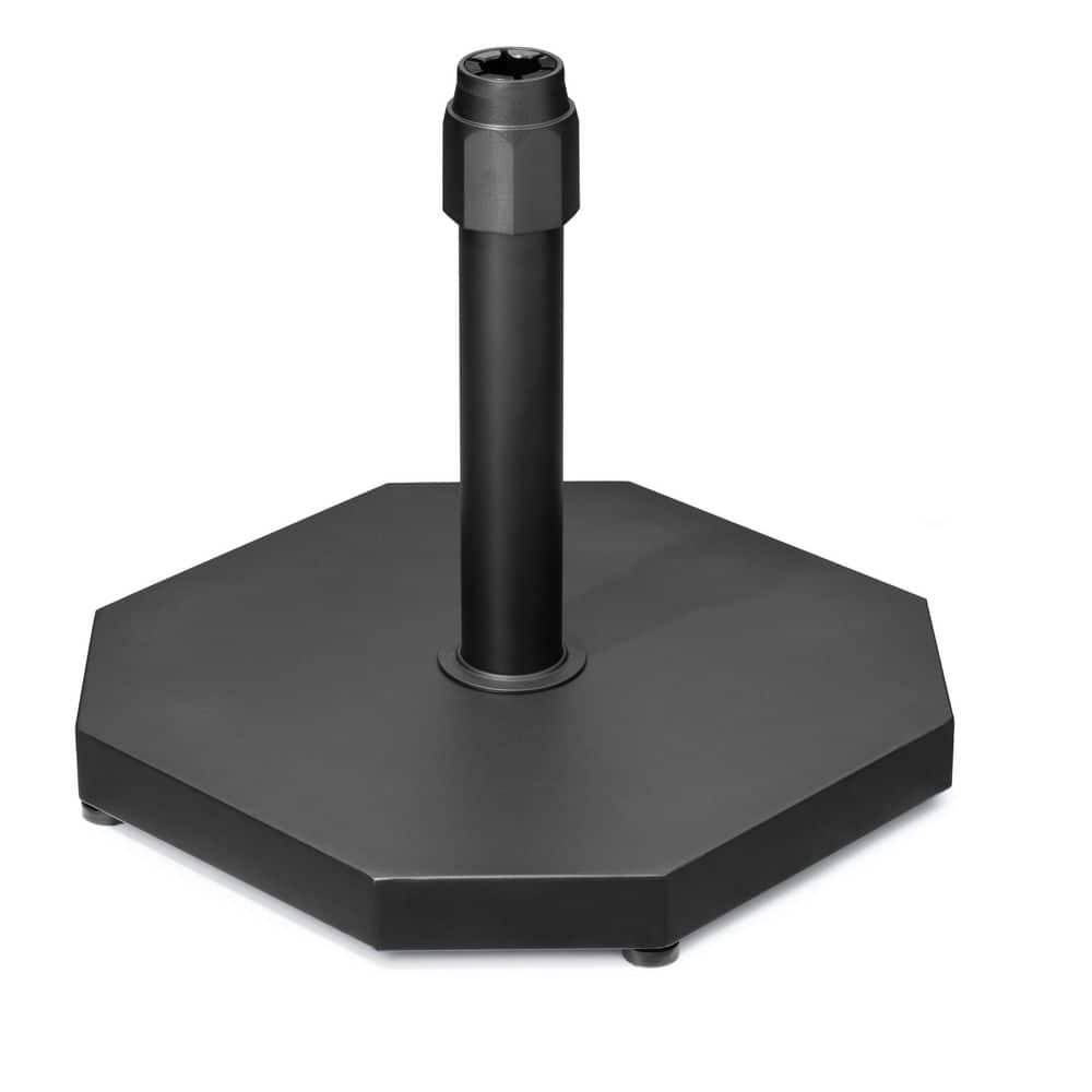 40 lbs. Octagon Heavy-Duty Iron Shell Cement Patio Umbrella Base in Black price history on PriceWatchPro