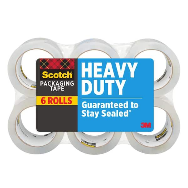 1.88 in. x 54.6 yds. Heavy Duty Shipping Packaging Tape (6 Rolls per Pack)