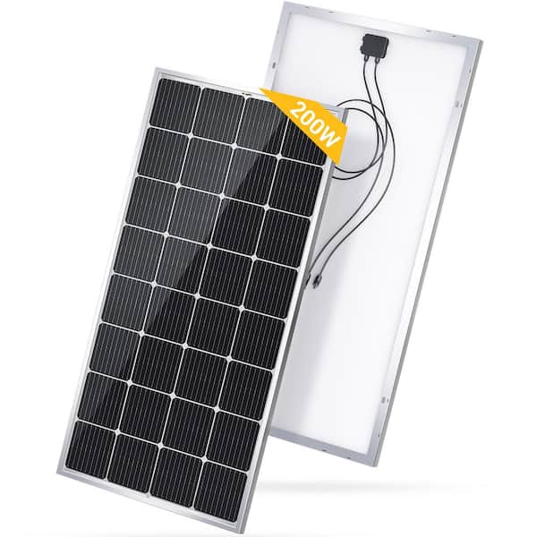 ECO-WORTHY 100W 200W Watt 12V Monocrystalline Solar Panel for