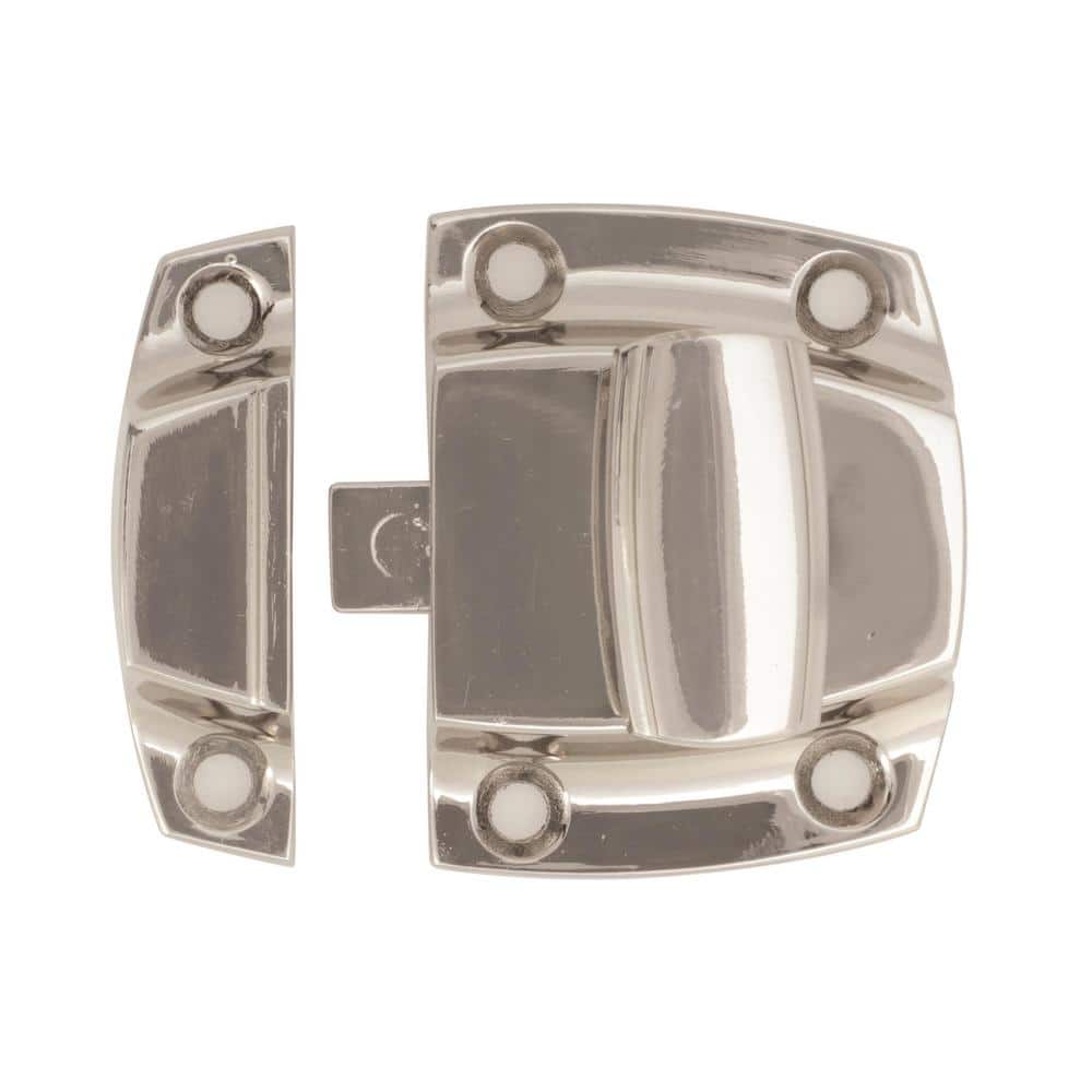 Polished Nickel 1-7/8 Inch Cabinet Door Latch