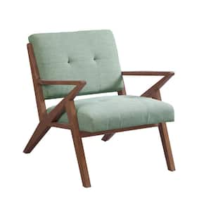 Rocket Seafoam Tufted Lounge Arm Chair