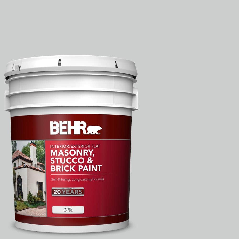5 gal. #PPU26-16 Hush Flat Masonry, Stucco and Brick Interior/Exterior Pain