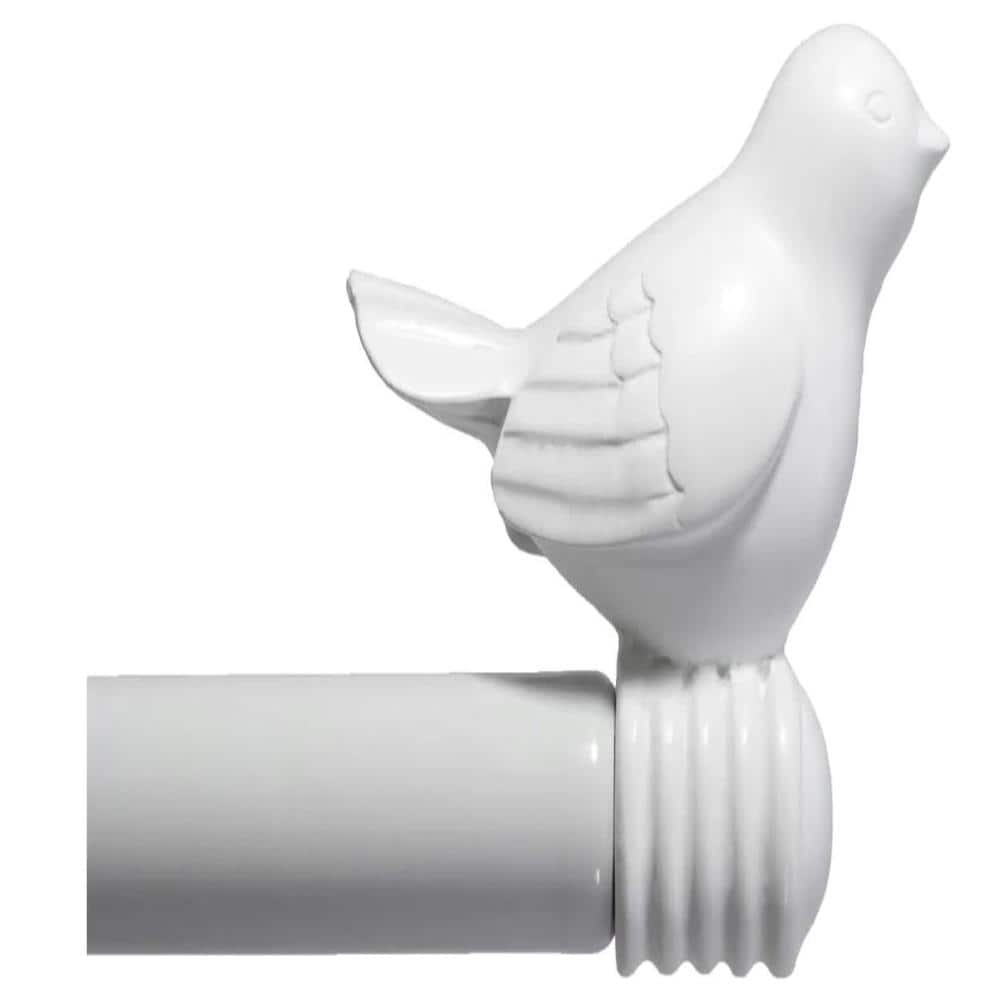 3/4-inch Cute Decorative Bird Adjustable Window Treatment Curtain Single Rod Set price history on PriceWatchPro