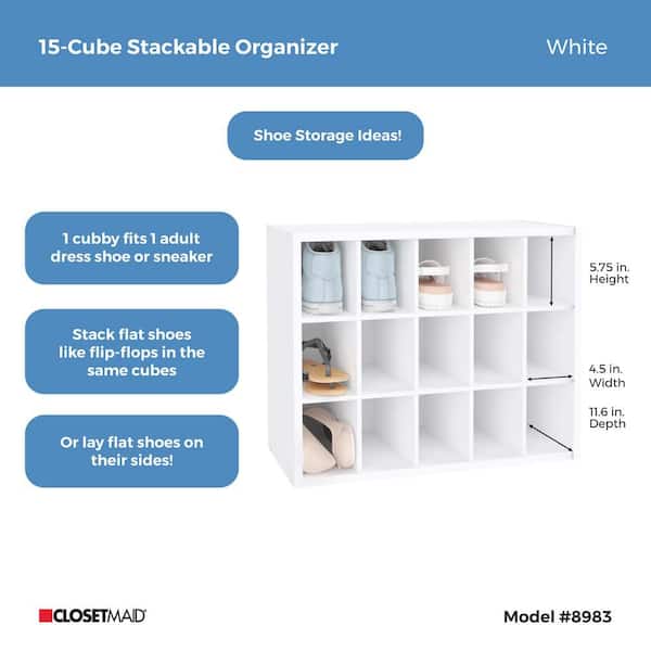 ClosetMaid Stackable Organizers 12 Pair Shoe Rack & Reviews