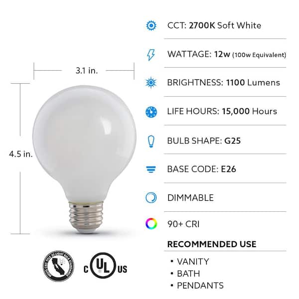 40W Equivalent 3.8W LED Non-Dimmable E17 S11 Refrigerator Bulb