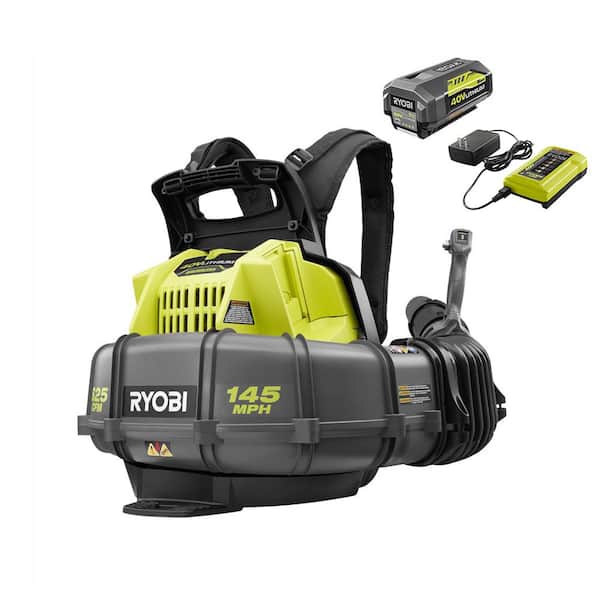 145 MPH 625 CFM 40-Volt Lithium-Ion Cordless Backpack Blower 5 Ah Battery and Charger Included