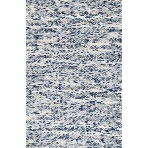 Caryatid Chunky Woolen Cable Blue 8 ft. x 10 ft. Area Rug
