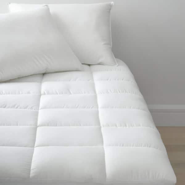 Cool Zzz Deluxe 18 in. California King Polyester Mattress Pad