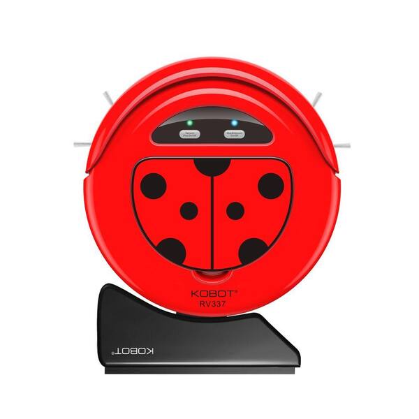 KOBOT Robotic Vacuum and Mopping Machine with Auto-Charging Home Base in Ladybug