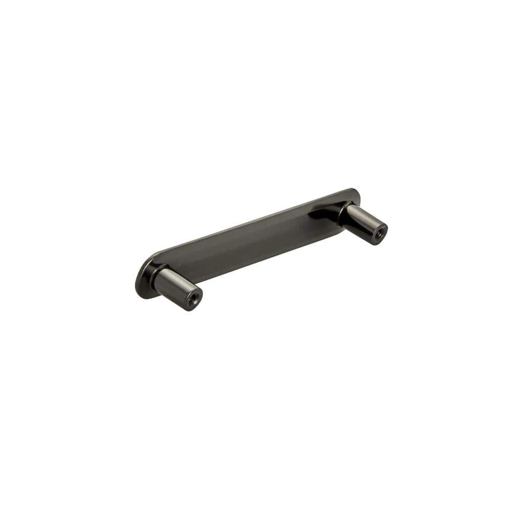 Polished Nickel Modern Bar Pull with Mounting Hardware