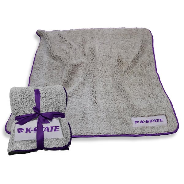 logobrands KS State Oatmeal Frosty Fleece Throw