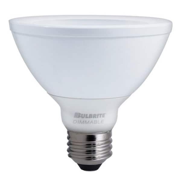Bulbrite 75W Equivalent Soft White Light PAR30SN Dimmable LED with Flood Light Bulb