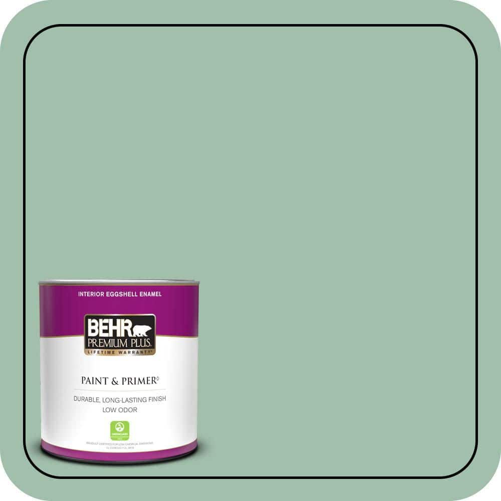 1 qt. #MQ6-13 Spring Reflection Eggshell Enamel Low Odor Interior Paint & Primer price history on PriceWatchPro