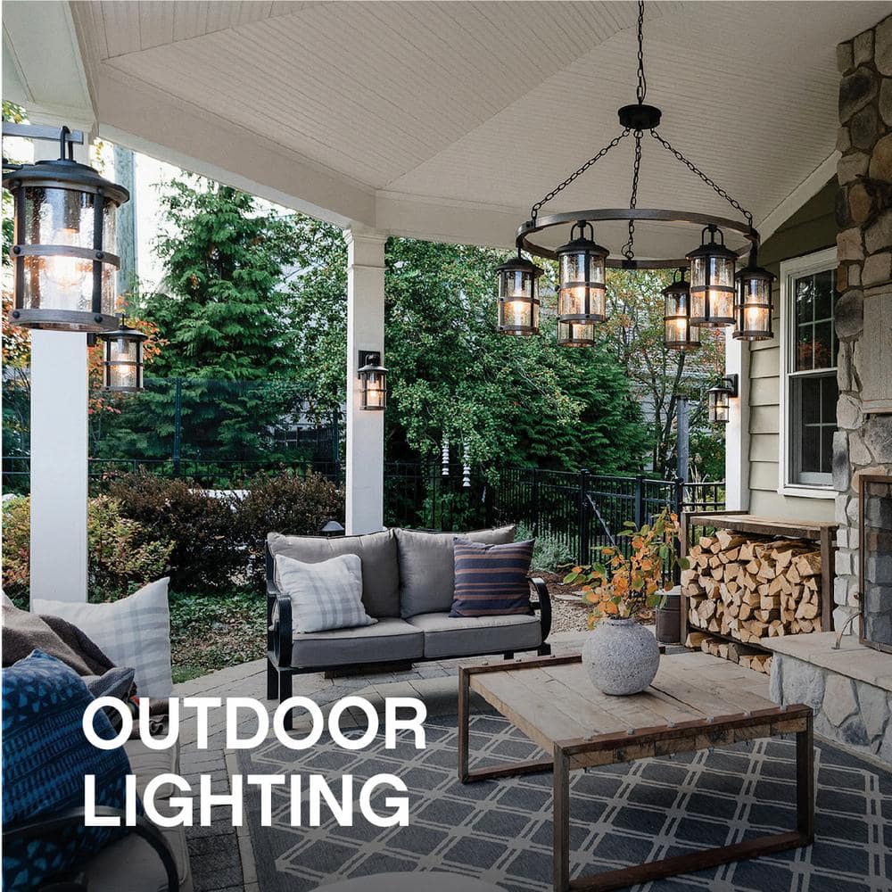 Anchorage Light Oiled Bronze 3-Light Outdoor Hanging Lantern