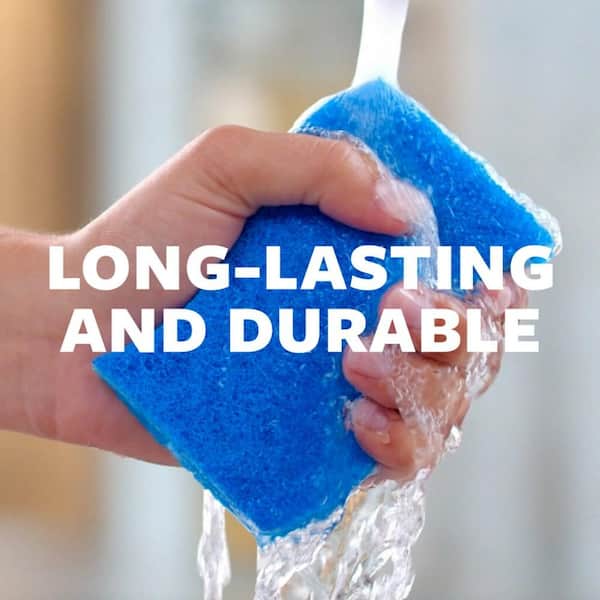 Clearance! Heavy Duty Dish Sponges Wand, Kitchen Dishes Scrubber Sponge  with Long Handle Dish Brush, Scrub Sponge for Washing Bowl, Pot, and Sink