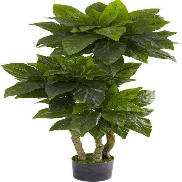 5 ft. Artificial Bird Nest Tree in Black Pot, Artificial Indoor Home Decor Plant