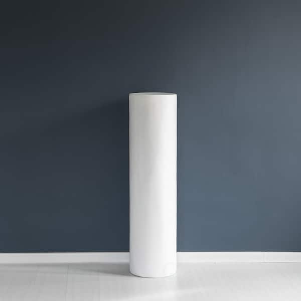 Uniquewise Contemporary Decorative Modern Fiberglass Pillar Column Flower Stand Photography Props - Cylinder Shape Pedestal 47 in.