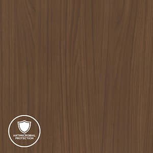 3 in. x 5 in. Laminate Sheet Sample in Walnut Heights with Premium SoftGrain Finish