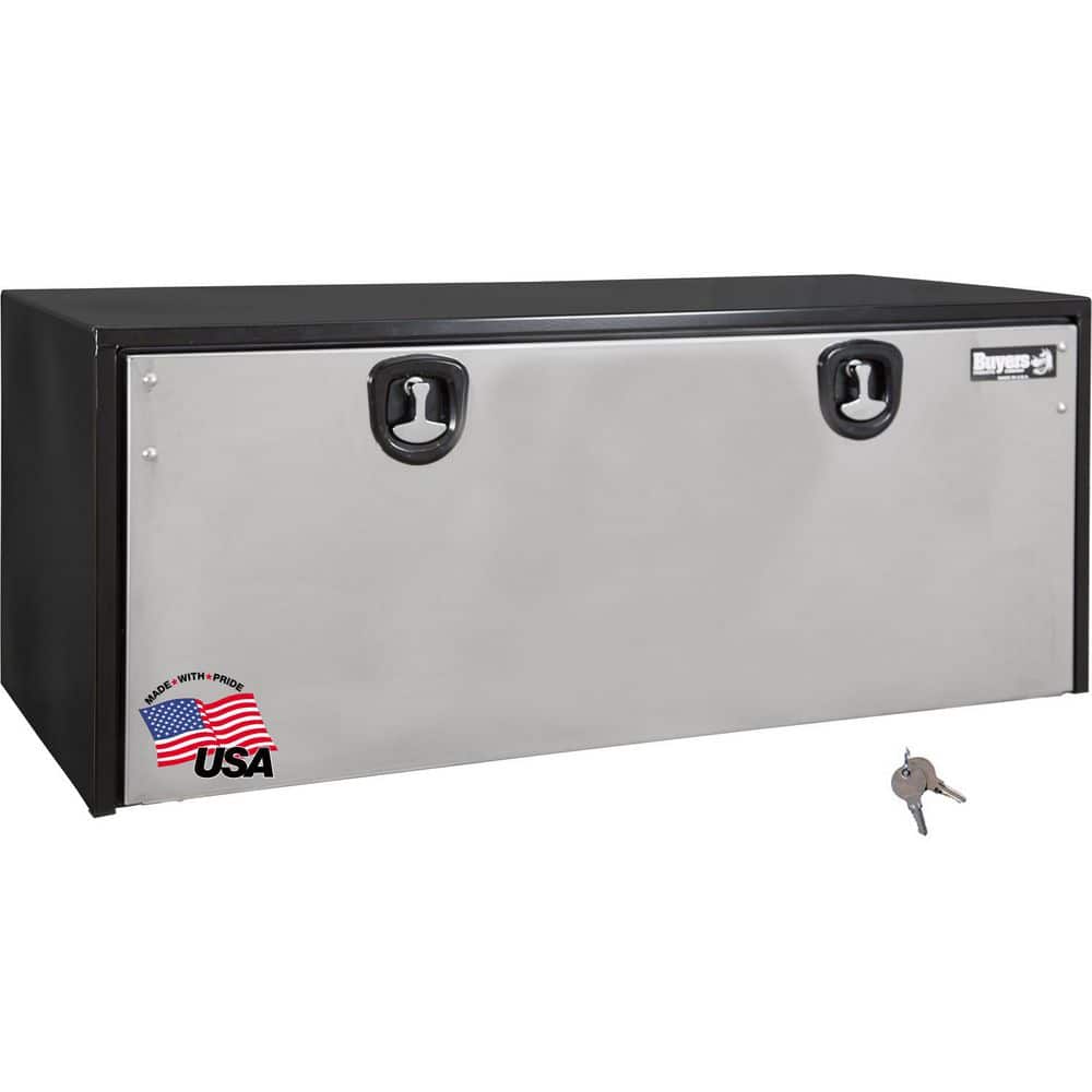 18 in. x 18 in. x 60 in. Gloss Black Steel Underbody Truck Tool Box with Stainless Steel Door price history on PriceWatchPro