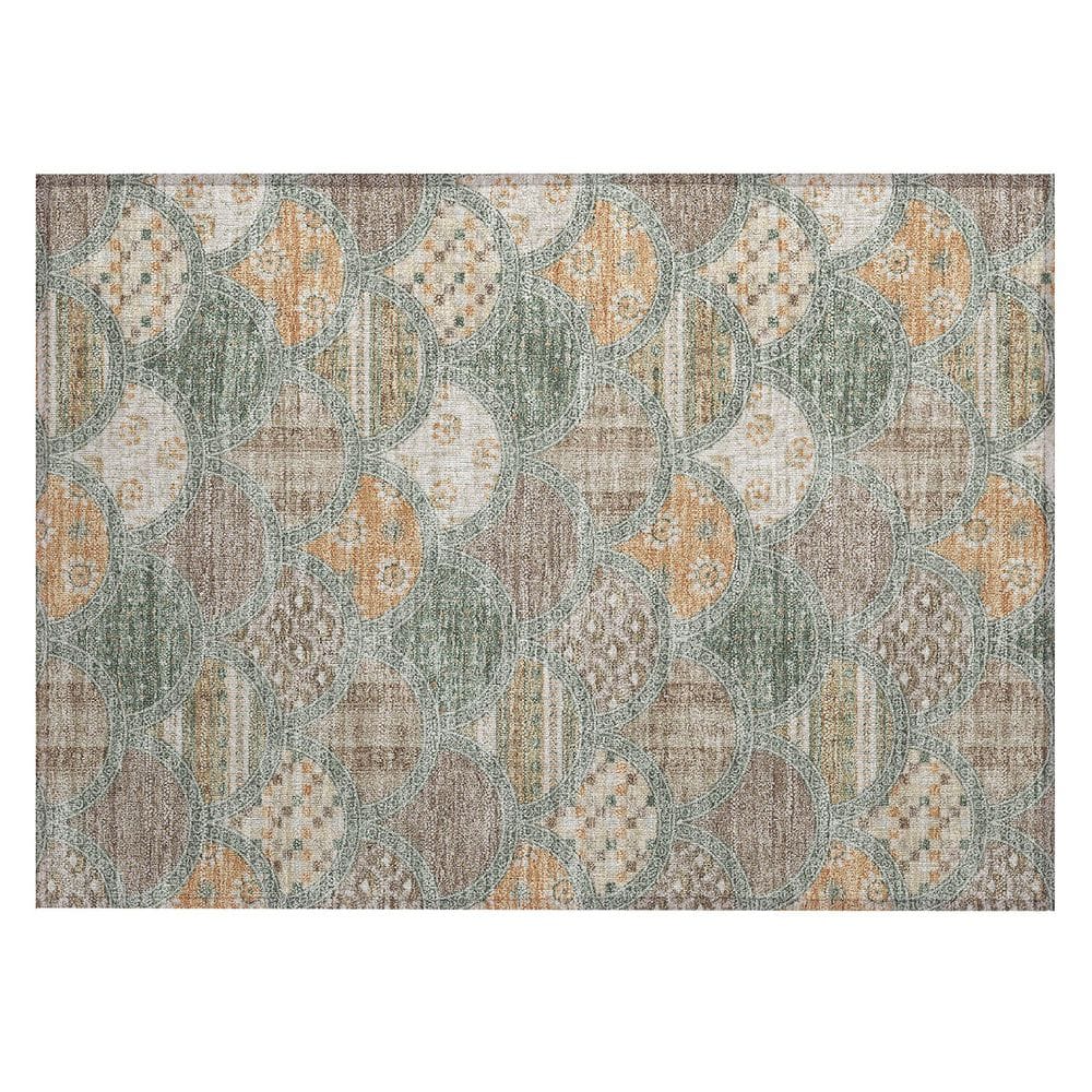 Chantille Machine Washable Indoor/Outdoor Abstract ACN2863 Basil 2 ft. x 3 ft. Accent Rug price history on PriceWatchPro