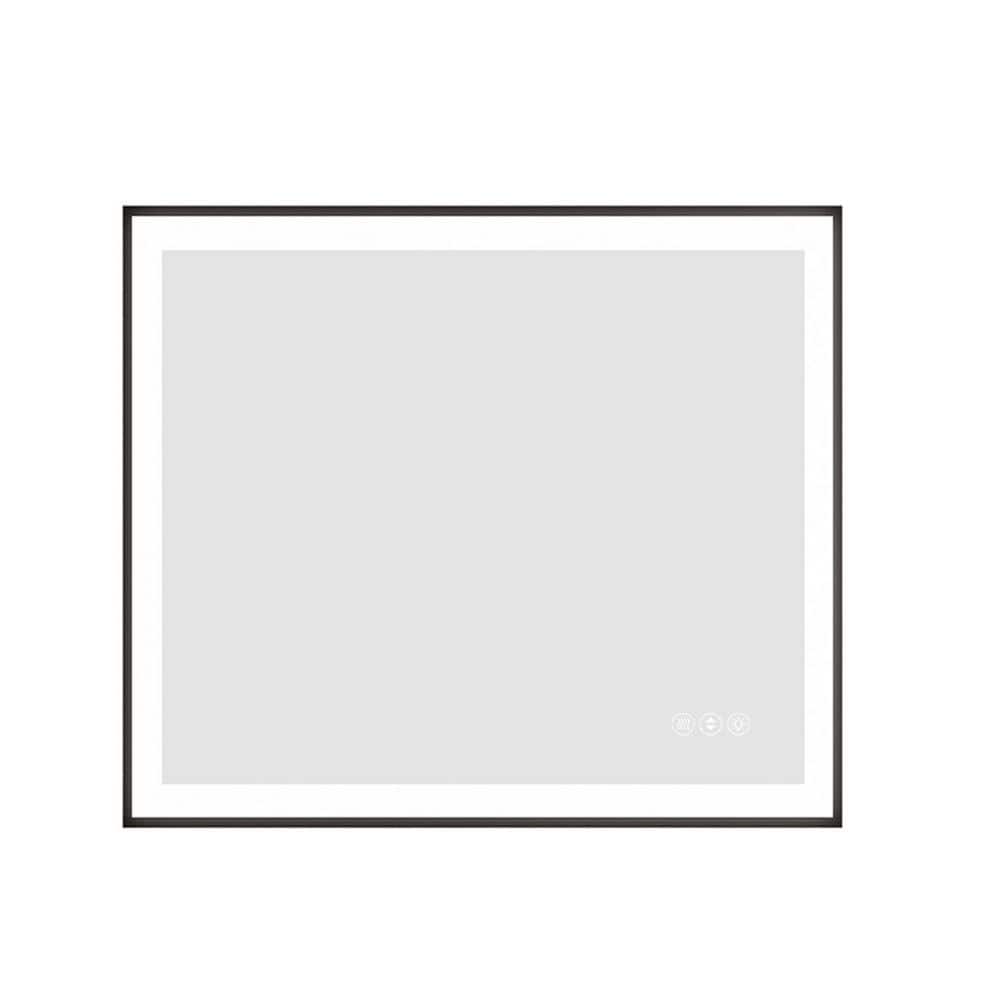 48 in. W x 40 in. H Rectangular Frameless Wall Bathroom Vanity Mirror in White price history on PriceWatchPro