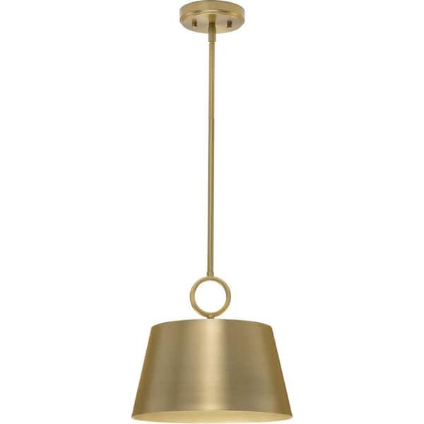 Parkhurst Collection 12.37 in. 1-Light Brushed Bronze New Traditional Pendant for Kitchen