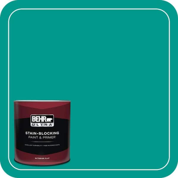 BEHR ULTRA 1 qt. #MQ4-19 Plumage Flat Exterior Paint & Primer
