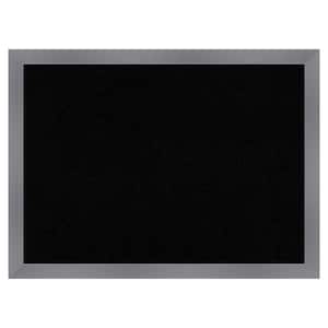 Edwin Grey Wood Framed Black Corkboard 30 in. x 22 in. Bulletine Board Memo Board