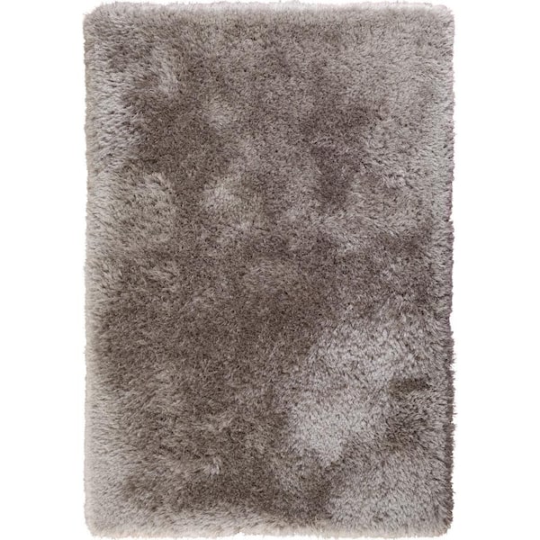 Home Decorators Collection Glimmer Grey 5 ft. x 7 ft. Shag Area Rug