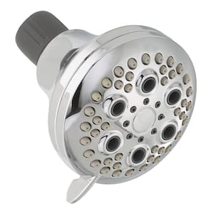 5-Spray Patterns 1.75 GPM 2.81 in. Wall Mount Fixed Shower Head in Chrome