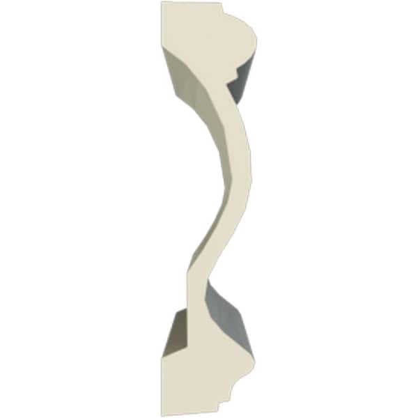 Ekena Millwork 1-3/8 in. x 6 in. x 94-1/2 in. Polyurethane Ashford Casing Moulding