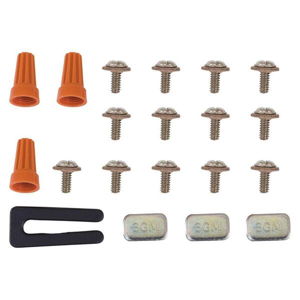 Hampton Bay Mounting Hardware for 42nd Street 52 in. Brushed Nickel